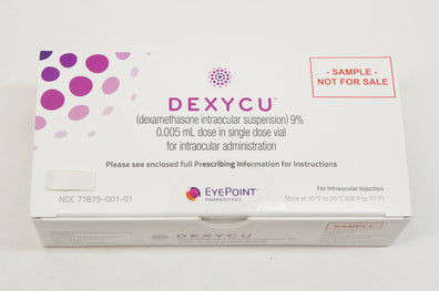 EyePoint 71879-001-01 DEXYCU Dexamethsone Intraocular Suspension 9%, 0.005mL (x)